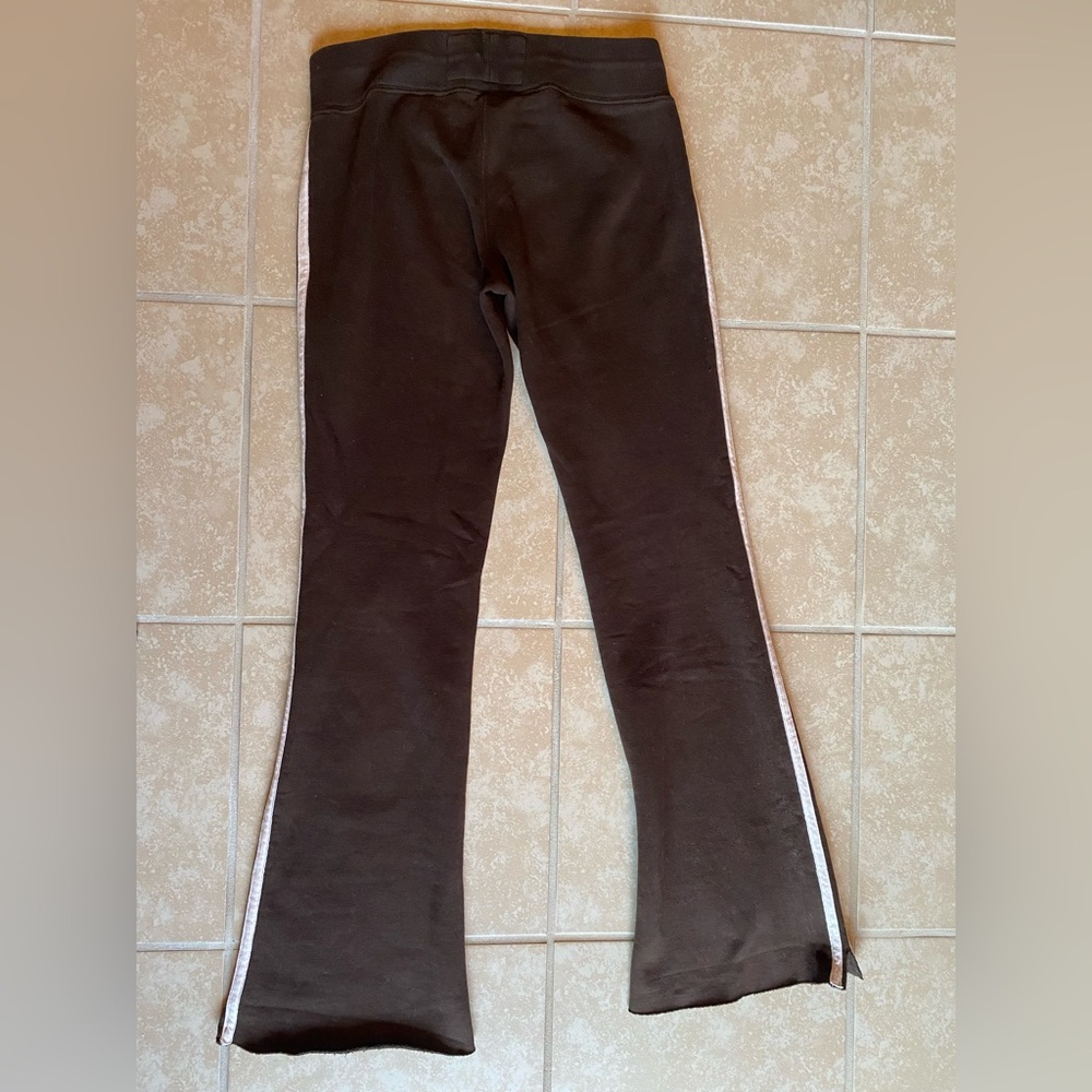 Vintage RARE Abercrombie brown low rise flare sweats - Picture 2 of 14